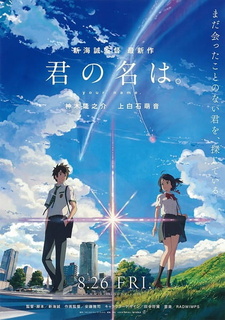 Постер к аниме фильму Твоё имя (2016)