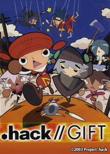 Постер к аниме фильму .хак//ПОДАРОК (2003)
