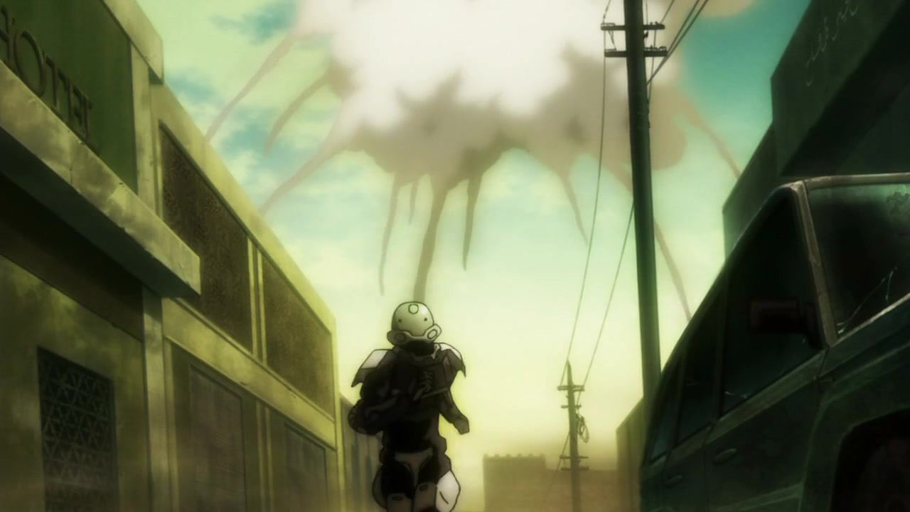Скриншот из аниме Взрыв!