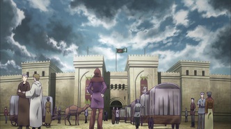 Скриншот из аниме Клинок Королевы: Странствия воительниц