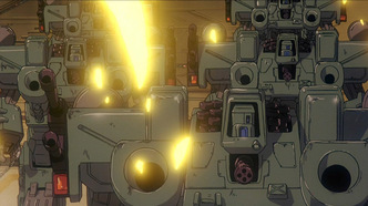 Скриншот из аниме Крейсер Надэсико: Принц тьмы